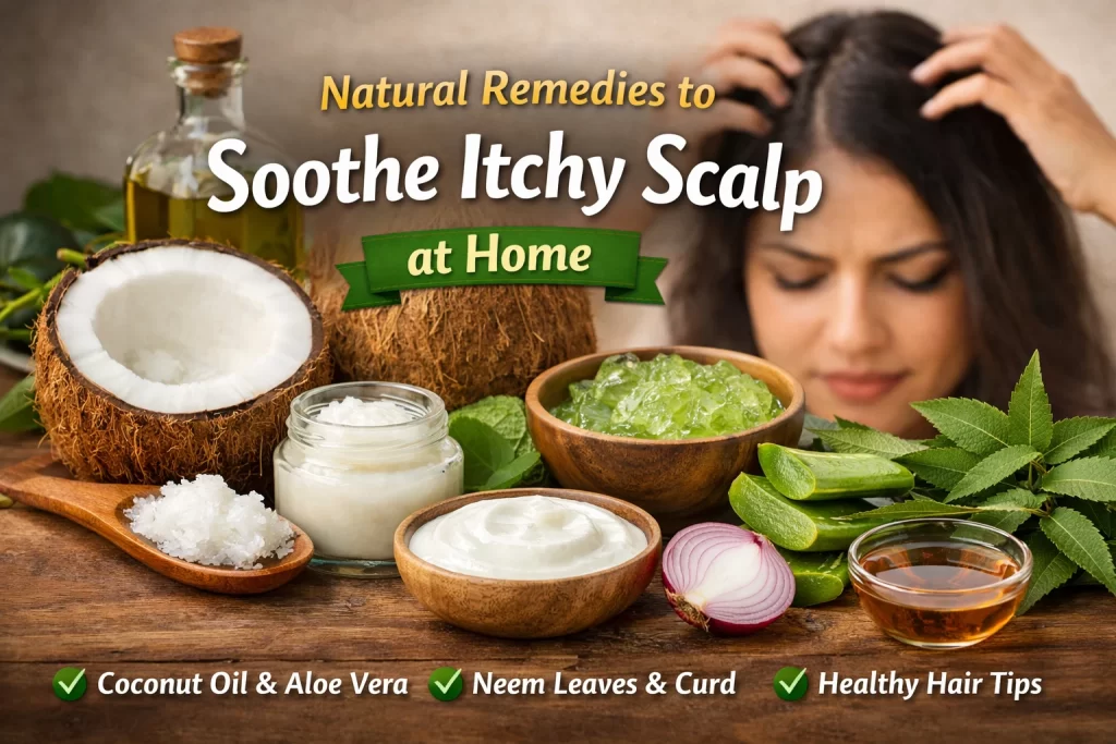 aloe vera natural remedy for itchy scalp