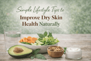 improve dry skin health naturally through diet and hydration